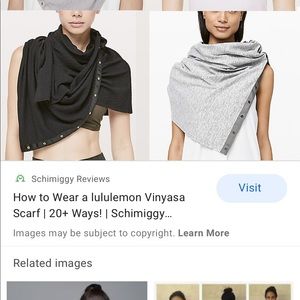 NWT Lululemon Vinyasa Scarf